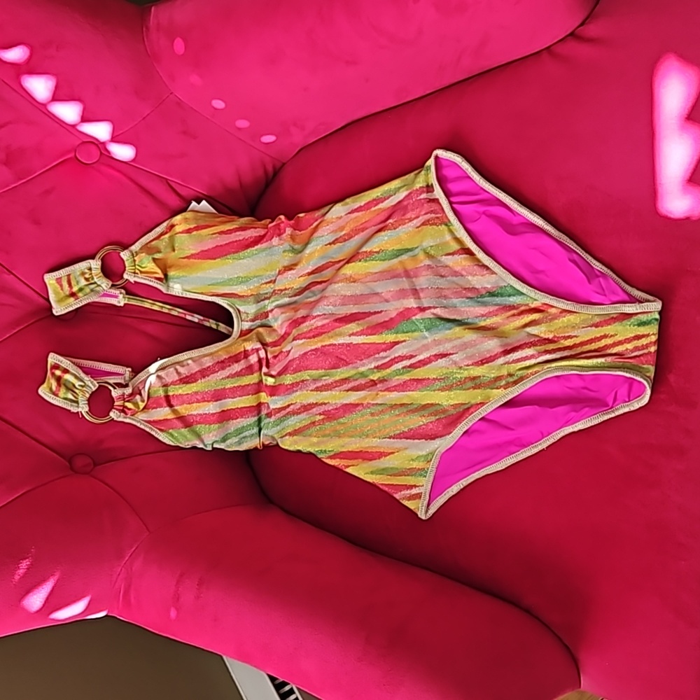 Becca swimsuit size Small multi color